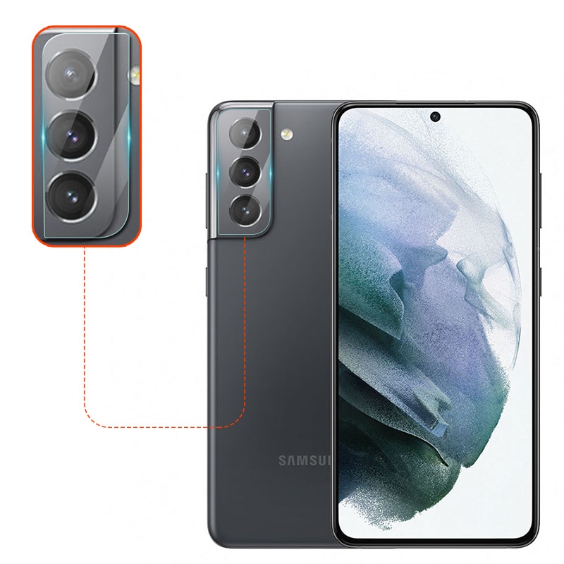 Miếng Dán Cường Lực Siêu Mỏng Bảo Vệ Ống Kính Máy Ảnh Sau Cho Samsung Galaxy S21 Plus Ultra 5G