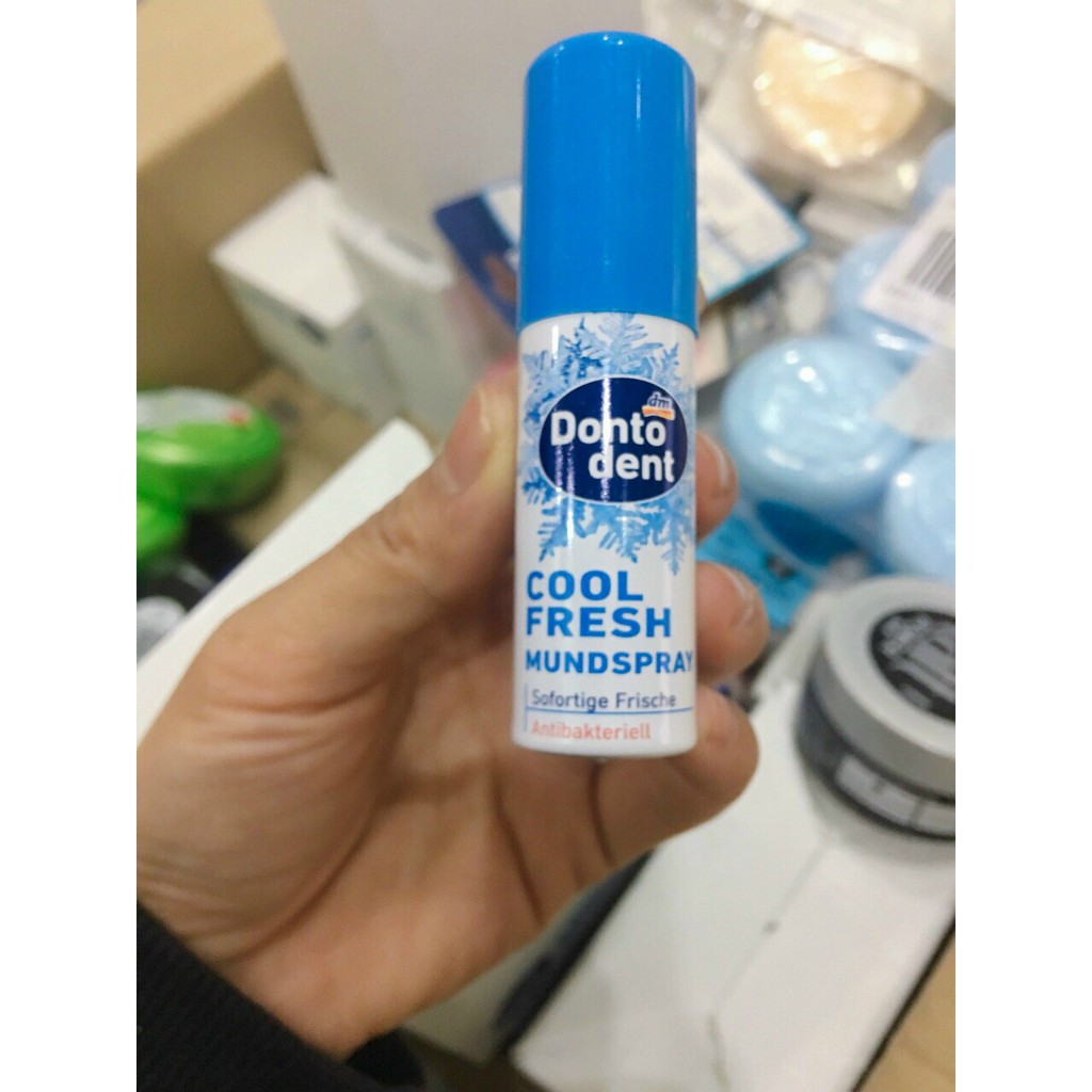 Nội địa Đức - Xịt thơm miệng Dontodent Cool Fresh 15ml