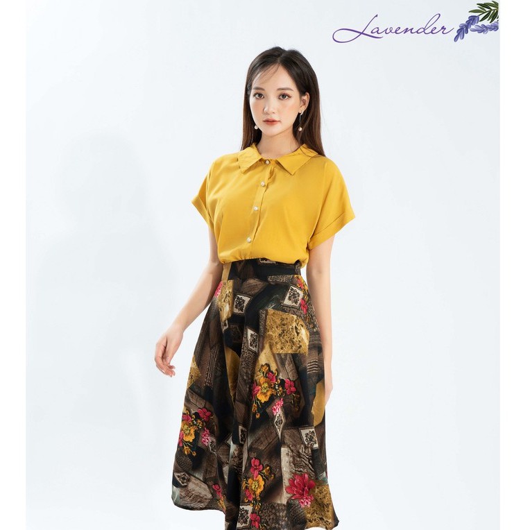 Áo sơ mi công sở cổ sen tay cánh dơi sang chảnh chất đẹp hàng xưởng VN