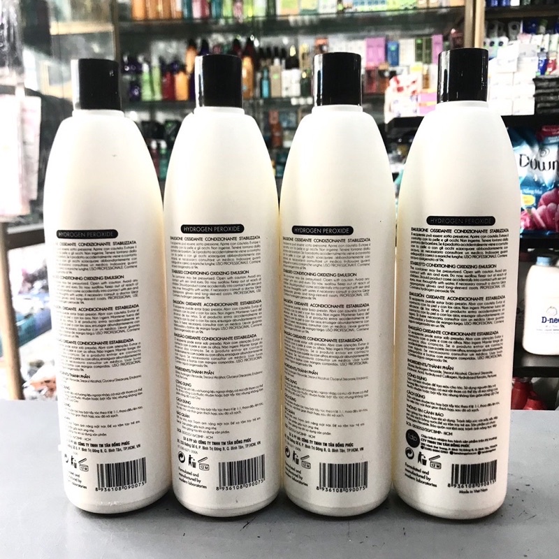 OXY TRỢ NHUỘM 3% 6% 9% 12% GIÚP TÓC MAU LÊN MÀU VÀ ĐIỀU HƠN