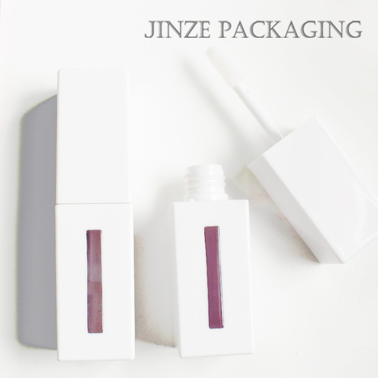 Vỏ đựng son kem handmade cao cấp trắng 6ml