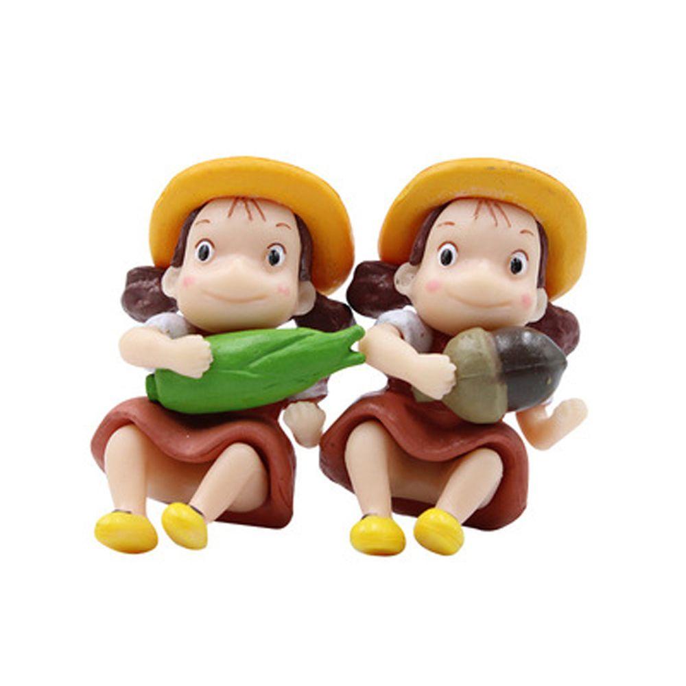 Lanfy Đồ trang trí Hành Động Trang Trí Cảnh Quan/Xe Hơi/Nhà Búp Bê/Vườn Ngô Bằng PVC Nhỏ DIY