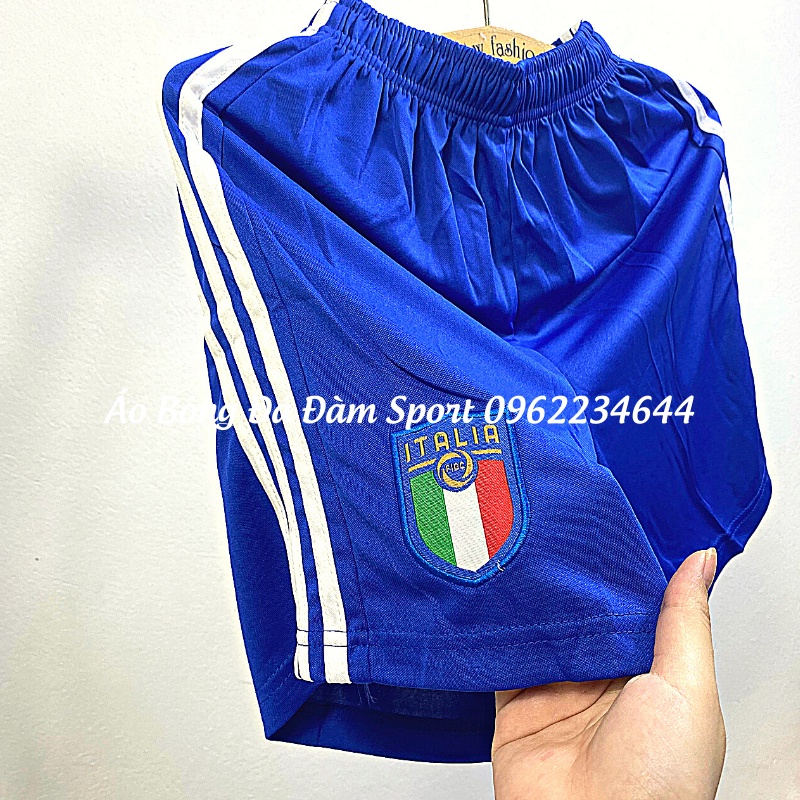 Bộ quân áo bóng đá Đội Tuyển Italia ( Ý) trắng 2022, bộ quân áo bóng đá đẹp thấm hút mồ hôi