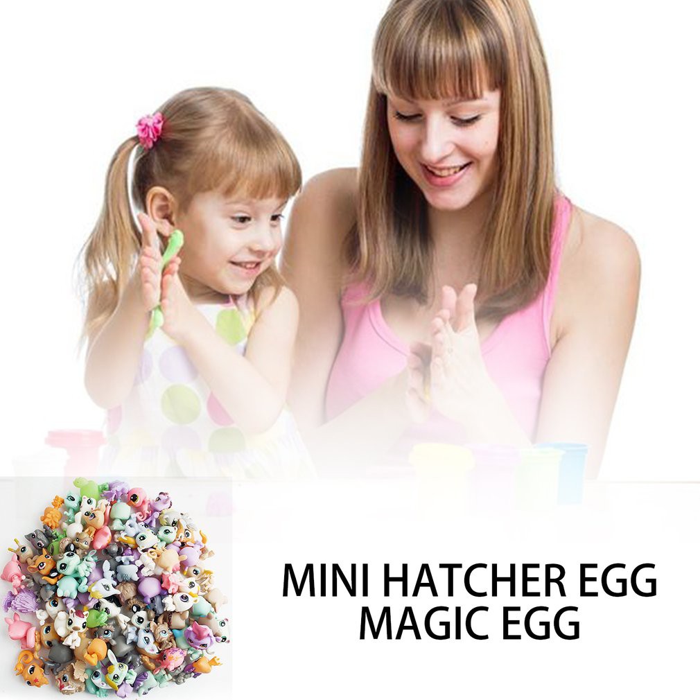【NONO】Mini Hatcher Magic Egg Neutral Plastic Q Pet Hatching Egg Dinosaur Egg Trứng Hatchimal các mùa