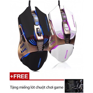 Chuột Chuyên Game  MORZZOR MZ-25 Led 7 Màu + Tặng kèm tấm lót chuột