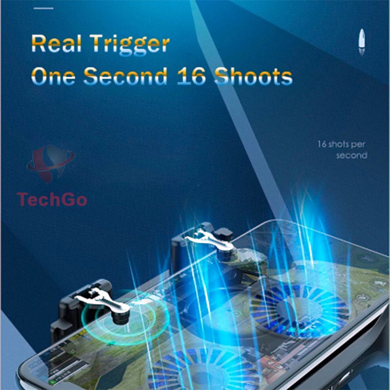 [Mã SKAMCLU9 giảm 10% đơn 100K] Tay cầm chơi game PUBG/FF/ROS Double Fan tích hợp sạc dự phòng 5000mAh H10 | BigBuy360 - bigbuy360.vn