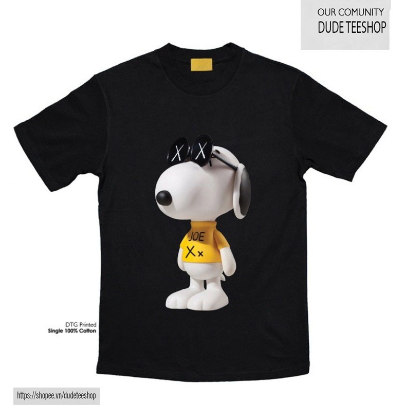 Áo Thun Unisex DUDETeeshop 100% Cotton SNOOPY T-SHIRT | BigBuy360 - bigbuy360.vn