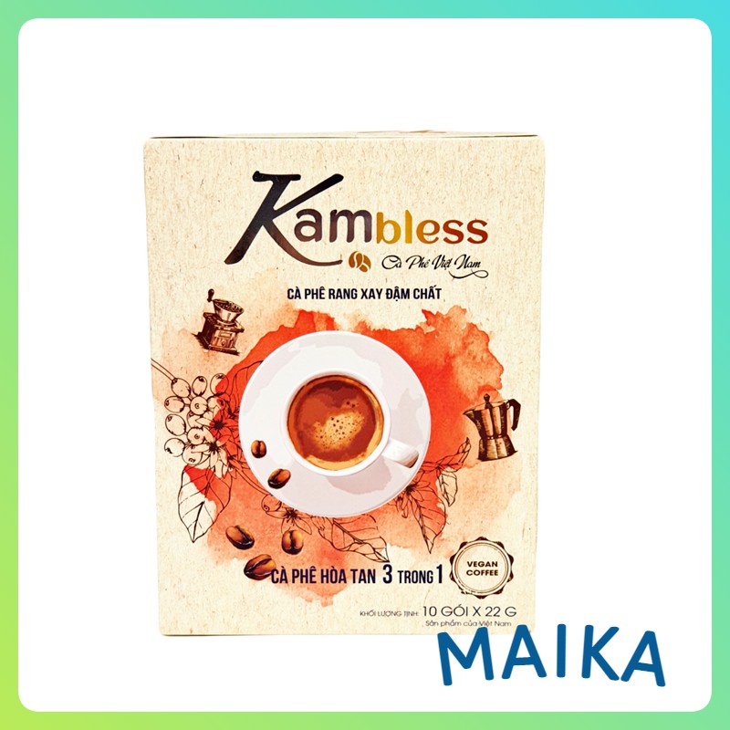 Hộp cafe hòa tan (Vegan) Kambless Ngọc Thảo | 10 túi | BigBuy360 - bigbuy360.vn