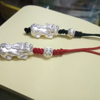 TỲ HƯU BẠC làm móc treo đt, khóa🔑🔑🔑