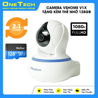 CAMERA IP WIFI VSMAHOME V1X- HD 1080P - TẶNG THẺ NHỚ 128GB