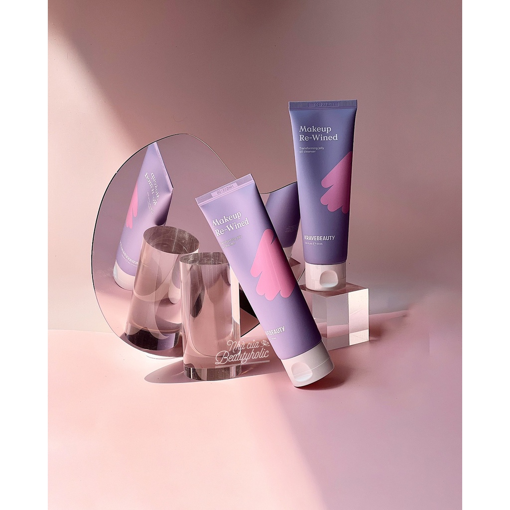 Tẩy trang dạng thạch KRAVE BEAUTY MAKEUP RE-WINED