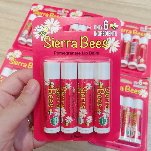 Son dưỡng môi hữu cơ Sierra Bees hương lựu | BigBuy360 - bigbuy360.vn