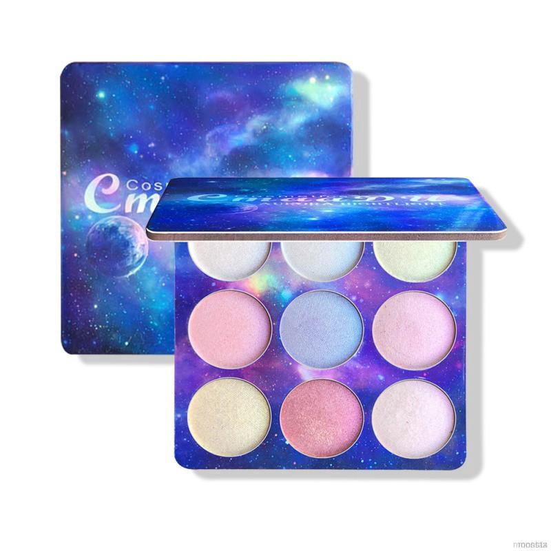 [Hàng mới về] Bảng phấn highlight tạo khối 9 màu lấp lánh