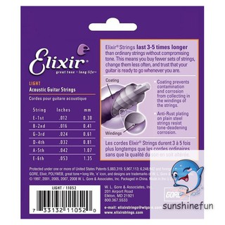 Bộ dây đàn guitar Elixir Nanoweb cao cấp tiện dụng
