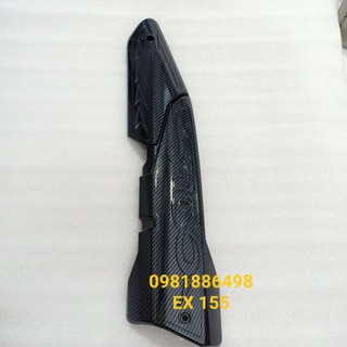 Compo che pô + chụp đích pô carbon xe exciter 155