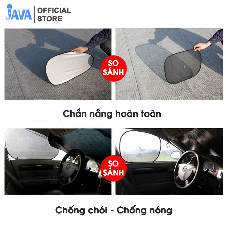 [Giá sỉ] Bộ 6 Tấm Che Nắng Ô Tô 3 Lớp - Loại To, Dày