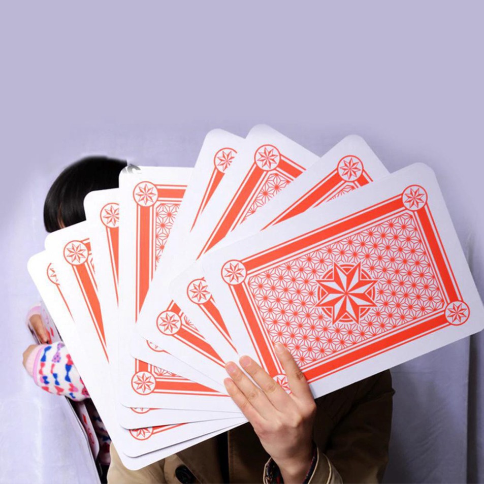 BỘ BÀI TÂY KHỔNG LỒ BÀI 52 LÁ SIÊU TO KHỔNG LỒ 21 x 28 cm (JUMBO PLAYING CARDS)