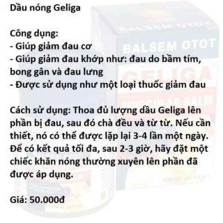 Dầu Cù Là GELIGA