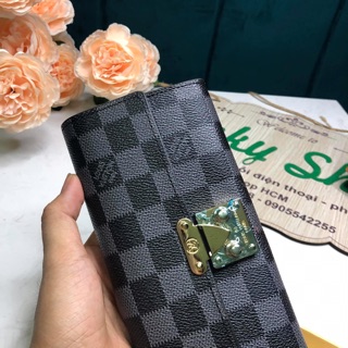 VÍ CẦM TAY EO VÌ KHOÁ VUÔNG FULLBOX