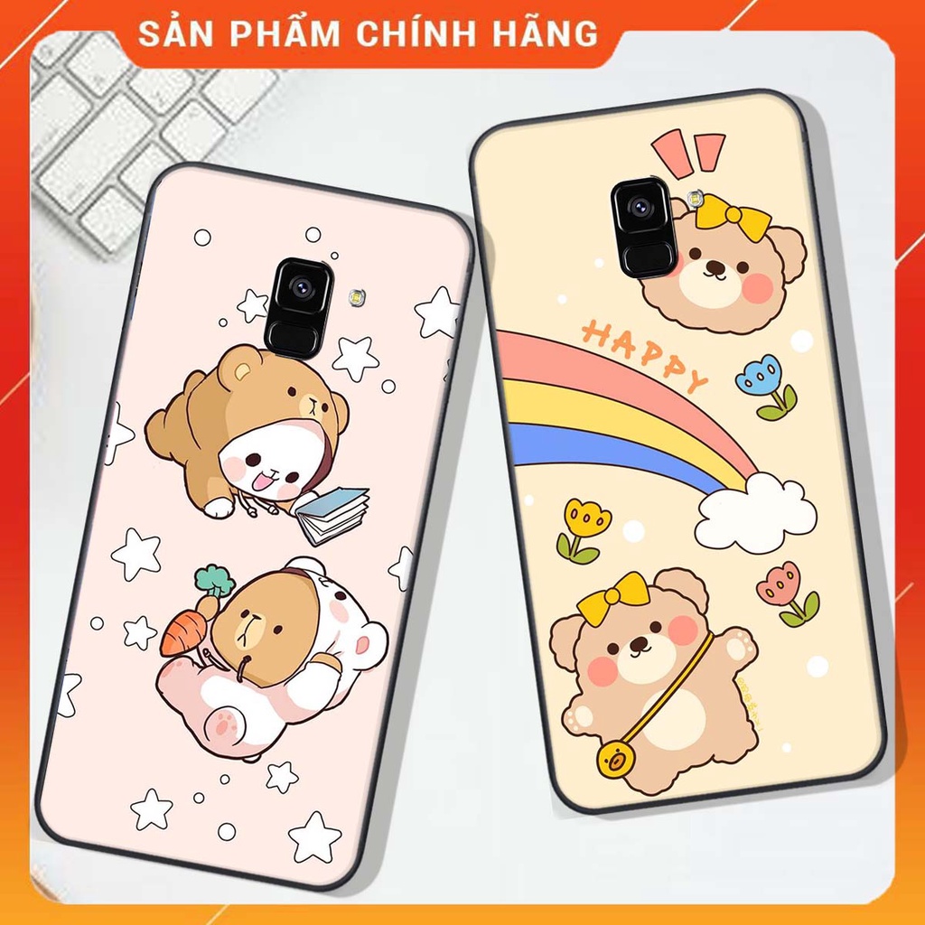 Ốp lưng Samsung A8 PLUS in hình Gấu xinh xắn, Bò sữa đáng yêu,  ĐẸP -  RẺ - XINH - ĐỘC ĐÁO