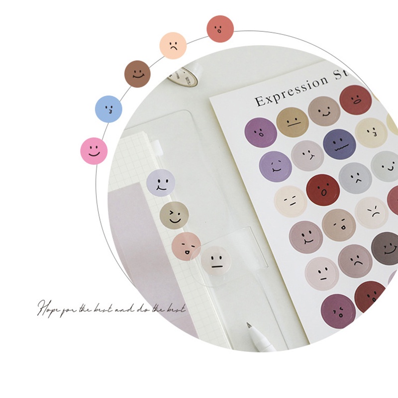 Miếng Dán Trang Trí Hình Mặt Cười Màu Sắc Đáng Yêu Độc Đáo