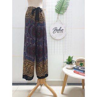 (CÓ SẴN) Quần lanh boho 2 nơ
