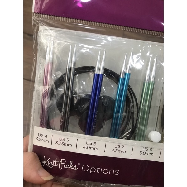 Set kim đan Knitpick kim loại