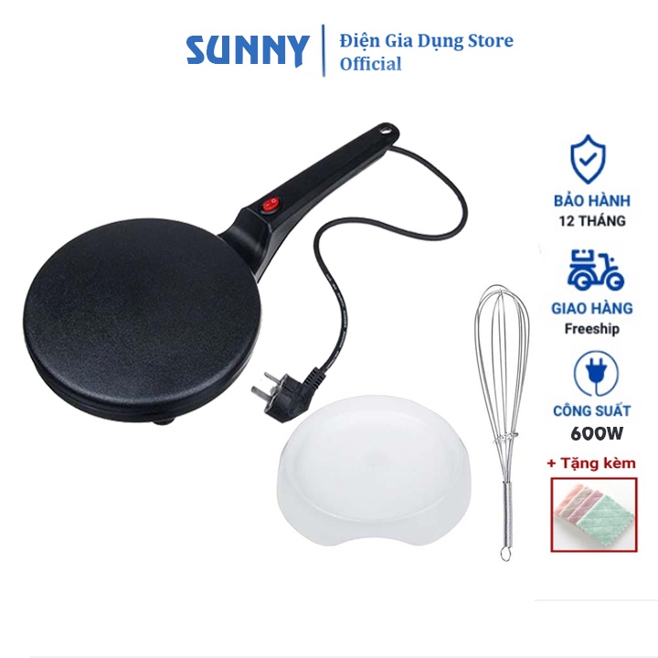 Máy làm bánh cuốn, máy làm bánh tráng đa năng - Chảo điện làm bánh crepe siêu chống dính