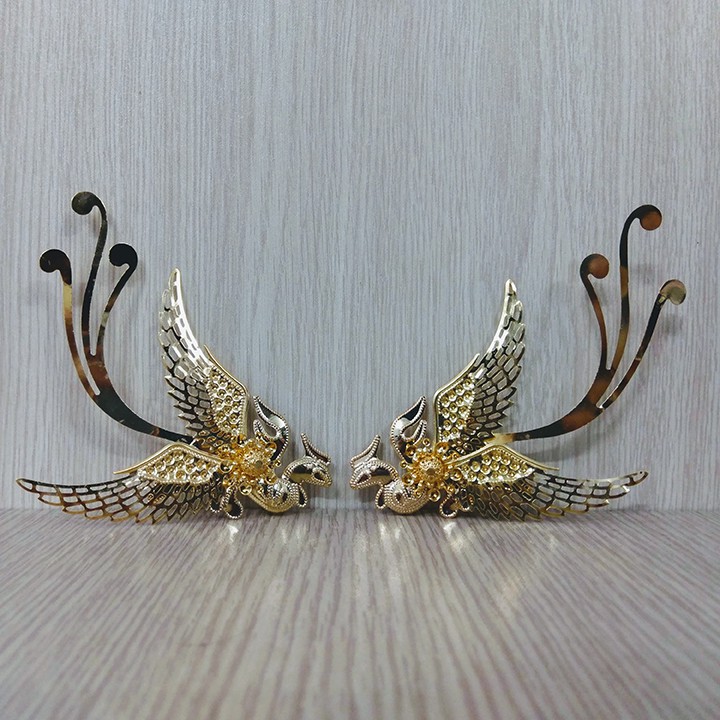 Bộ 2 kẹp tóc phượng hoàng cổ trang - XIMA1804
