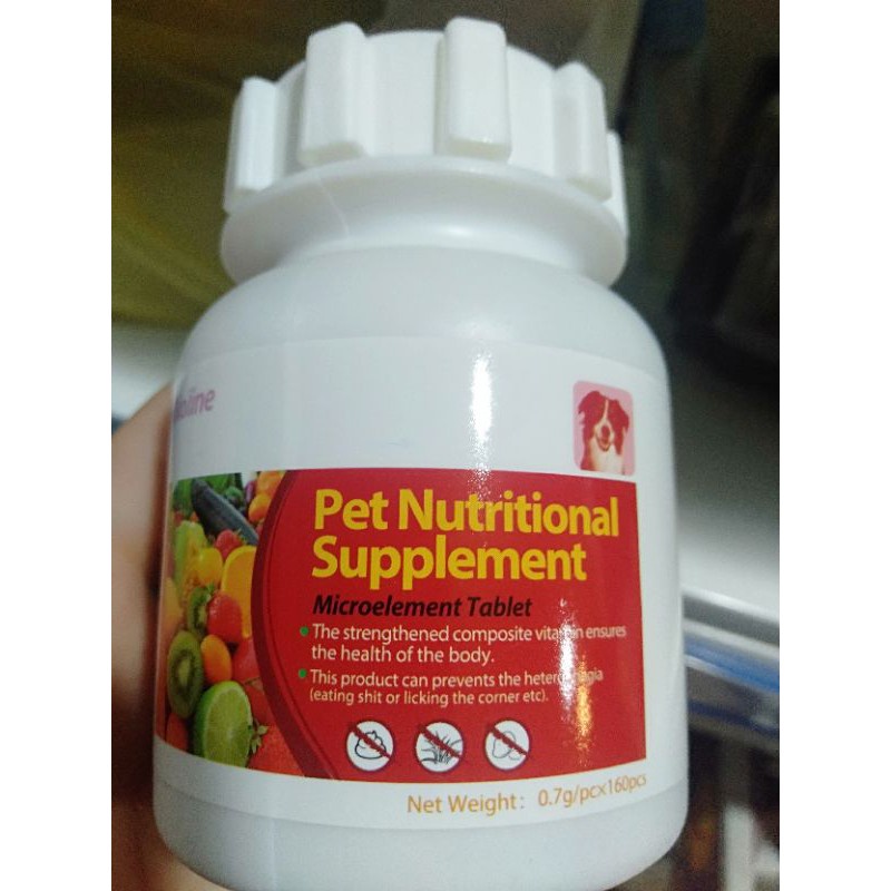 Viên bổ sung máu, Vitamin, Khoáng chất, Vi lượng cho Chó Bioline Pet Nutritional Supplement Hộp 160 viên