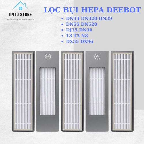 Lọc Bụi Hepa Dành Cho Robot Hút Bụi Lau Nhà Ecovacs Deebot Dn33, Dn55, Dn39, Dn320, Dn36, Dn520, Dn58