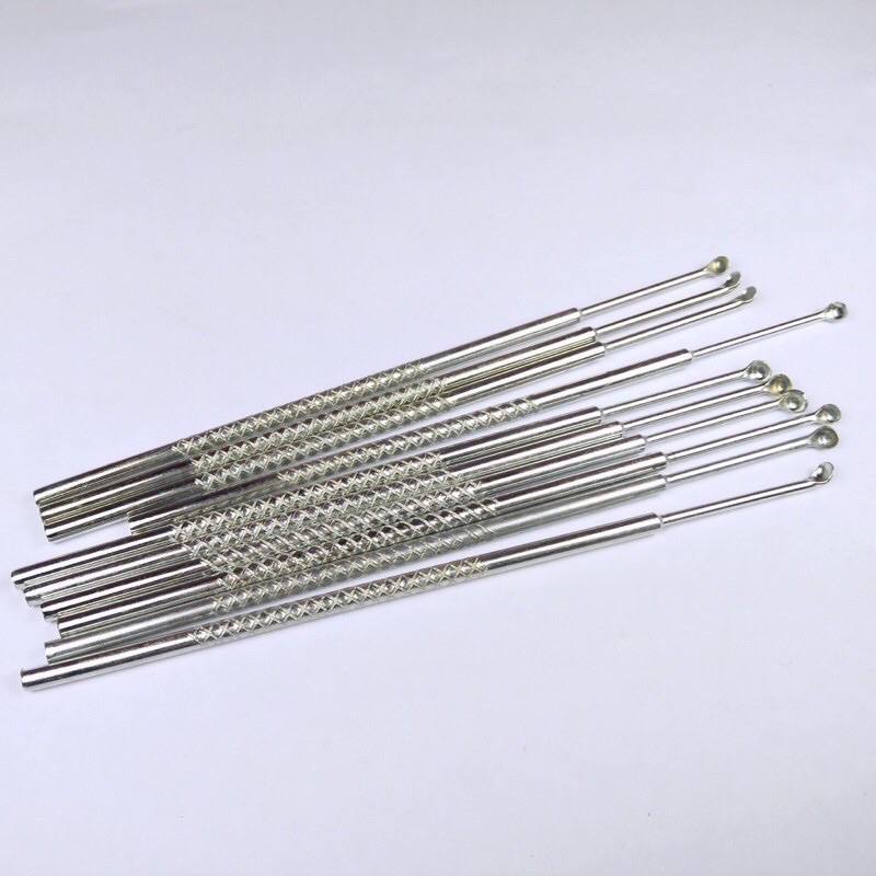 Cây móc lỗ tai inox, móc ráy tai loại tốt lẻ 1 cây