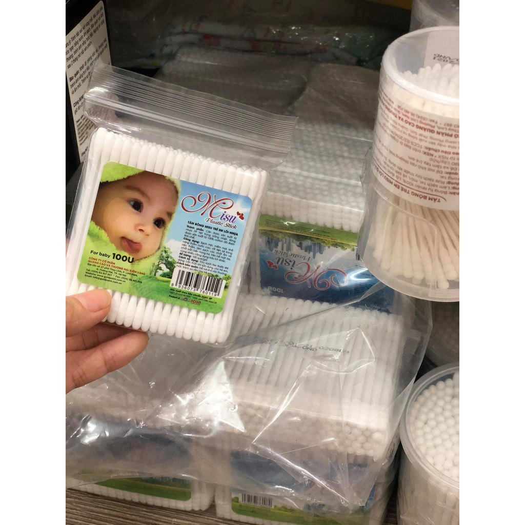 Tăm bông Misu gói em bé