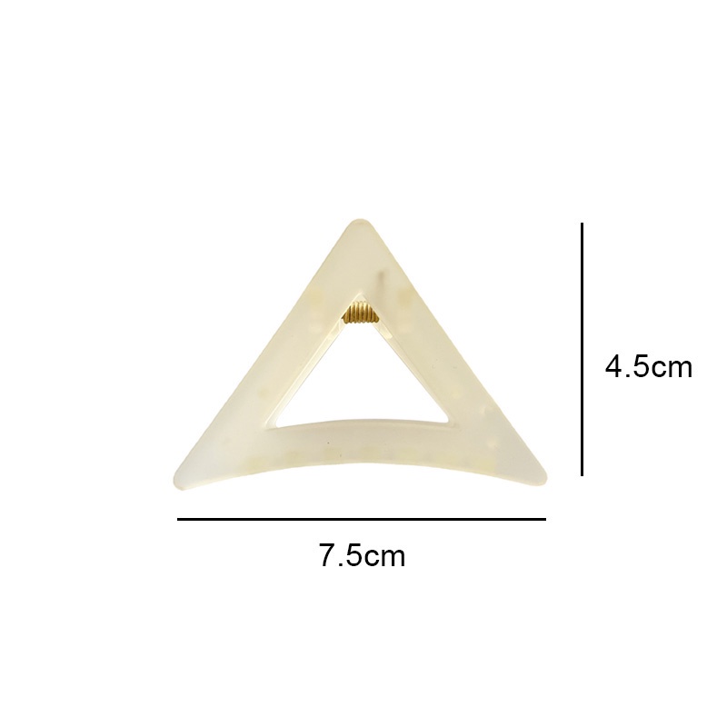 1 Kẹp Tóc Nữ Hình Tam Giác Màu Sắc Ngọt Ngào