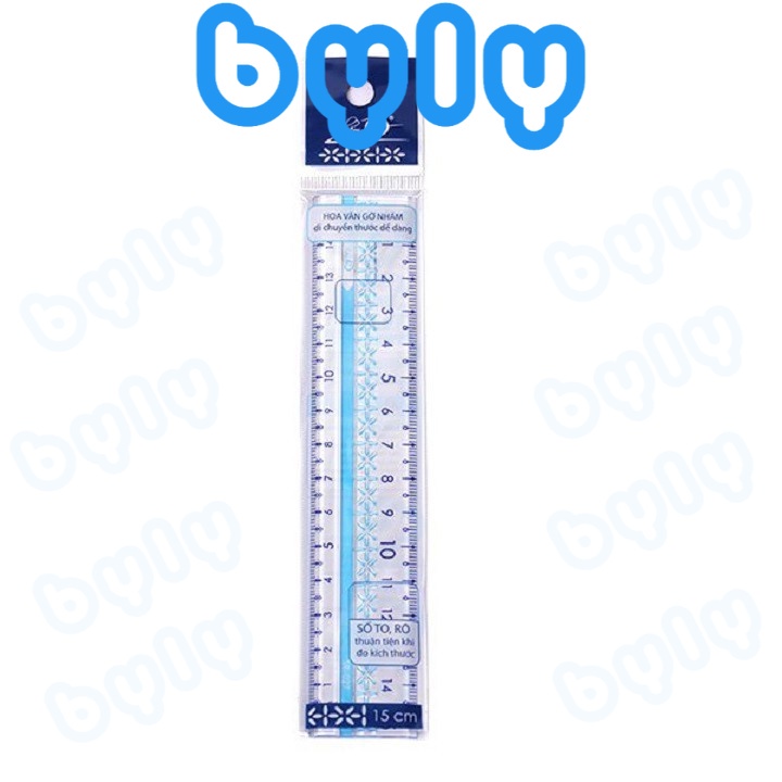 Thước kẻ 15cm cứng 𝑻𝒉𝒊𝒆̂𝒏 𝑳𝒐𝒏𝒈 Điểm 10 TP-SR027