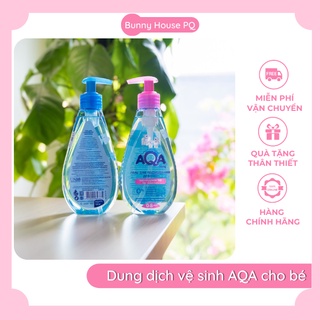 Dung dịch vệ sinh aqua nước vệ sinh kháng khuẩn cho bé trai và bé gái nga mb30