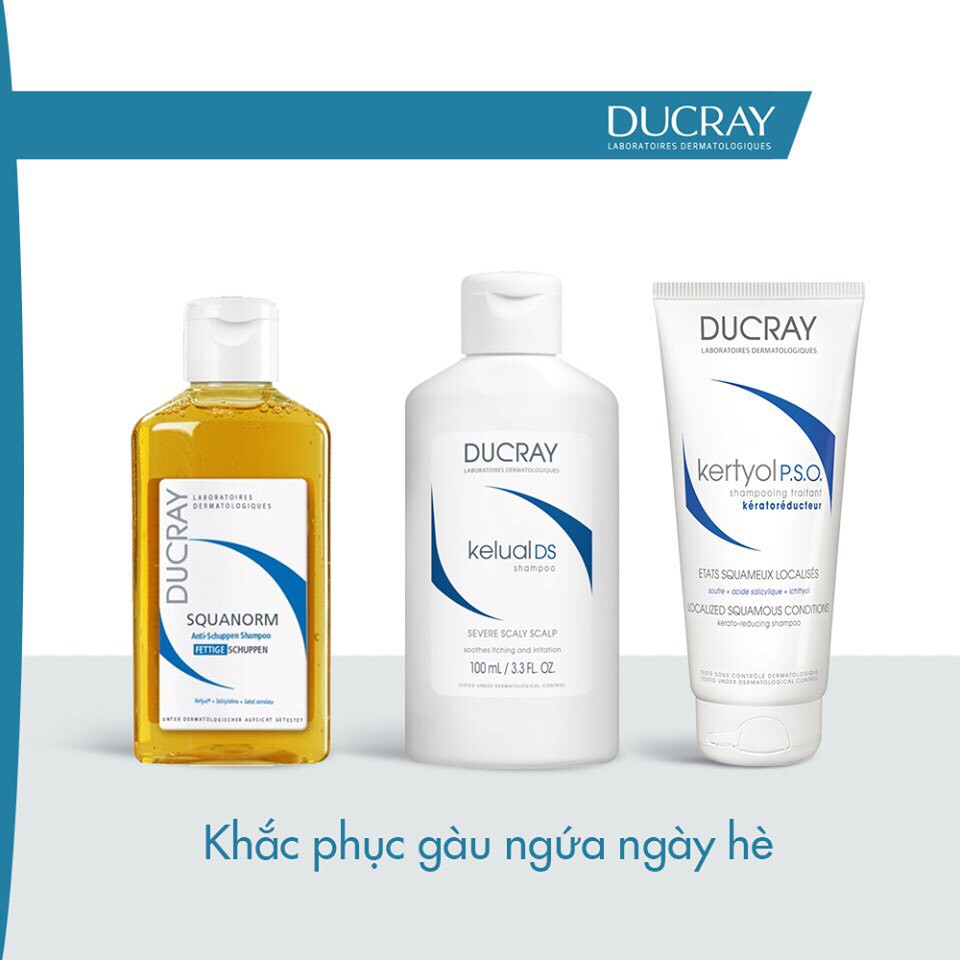 ✅ (CHÍNH HÃNG) Dầu Gội Hết Gàu Mảng Ducray Kertyol PSO