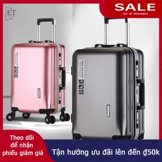ET✨ Travel Suitcase With Charger Design Aluminum Frame Luggage Travel Box Trolley Baggage Password