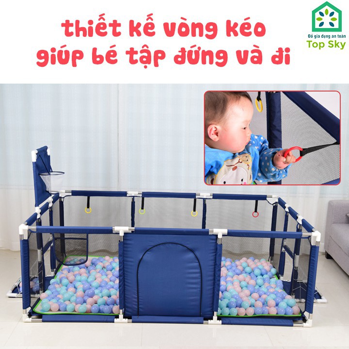 QUÂY BÓNG CHO BÉ - QUÂY BÓNG CHỮ NHẬT - LỤC GIÁC - TẶNG KÈM BÓNG , KHUNG INOC CHẮC CHẮN