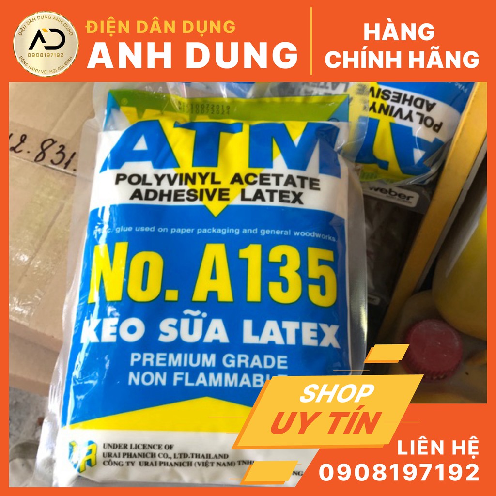 Keo sữa dán giấy, simili ATM bịch 1kg