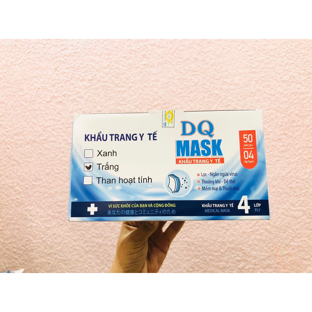 HỘP ( 50 ) CÁI KHẨU TRANG Y TẾ 4 LỚP 😷 ( TỔNG KHO GIA DỤNG GIÁ GỐC )