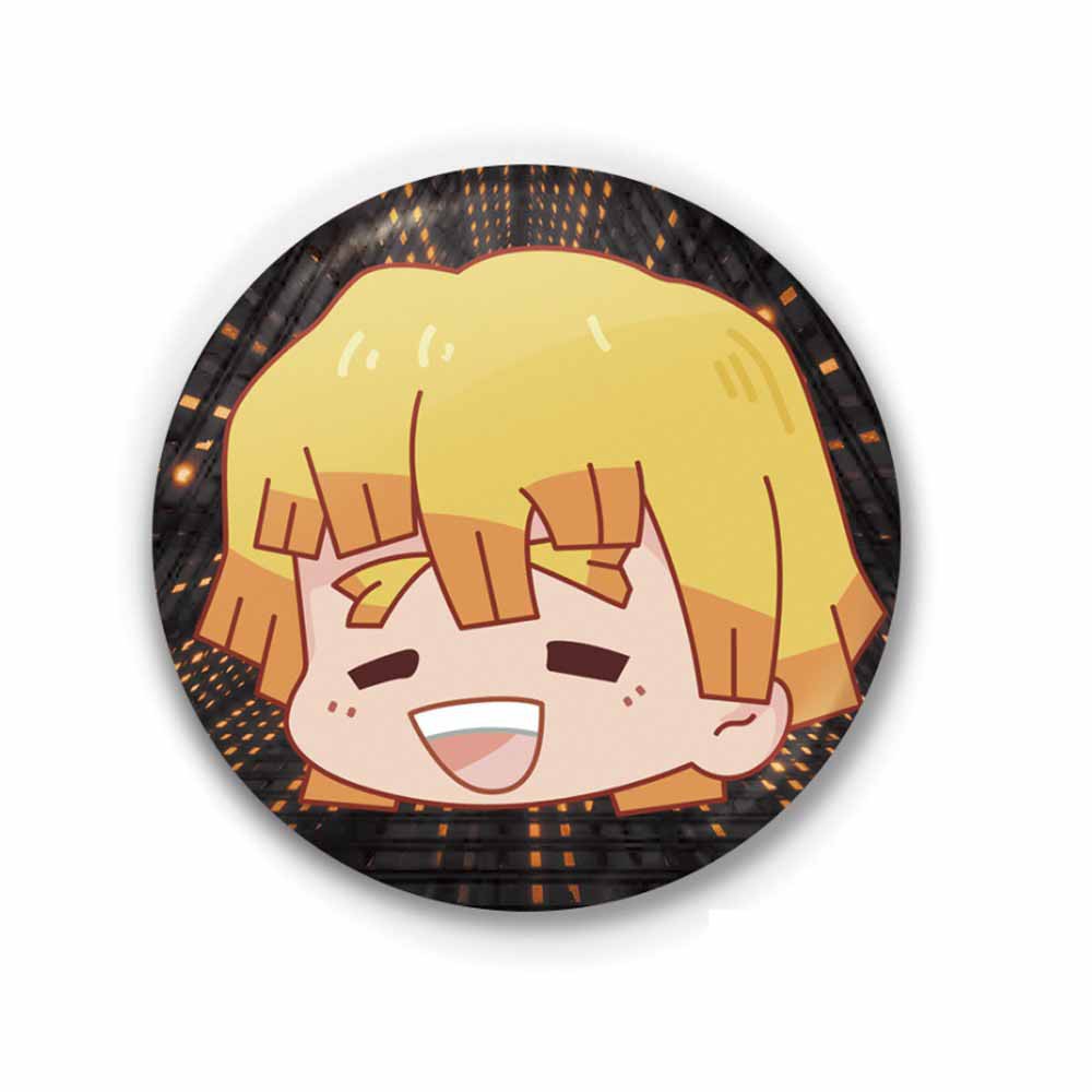 (Nhiều mẫu)Huy hiệu cài áo in hình Kimetsu no Yaiba - Thanh Gươm Diệt Quỷ anime chibi xinh xắn dễ thương m02