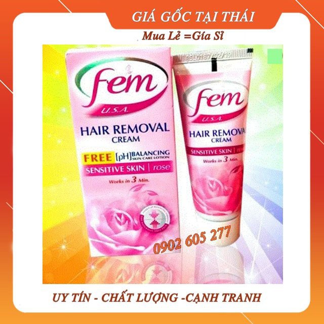 [Hàng chính hãng]Kem tẩy lông feem Thái Lan 40gr