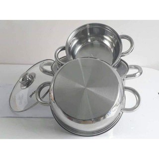 SET BỘ 3 NỒI SHARP INOX 304 DẦY ĐẸP BỀN