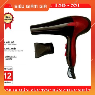 MÁY SẤY TÓC TSA 551 CÓ CÔNG SUẤT  3000W 4 MỨC CHỈNH NHIỆT