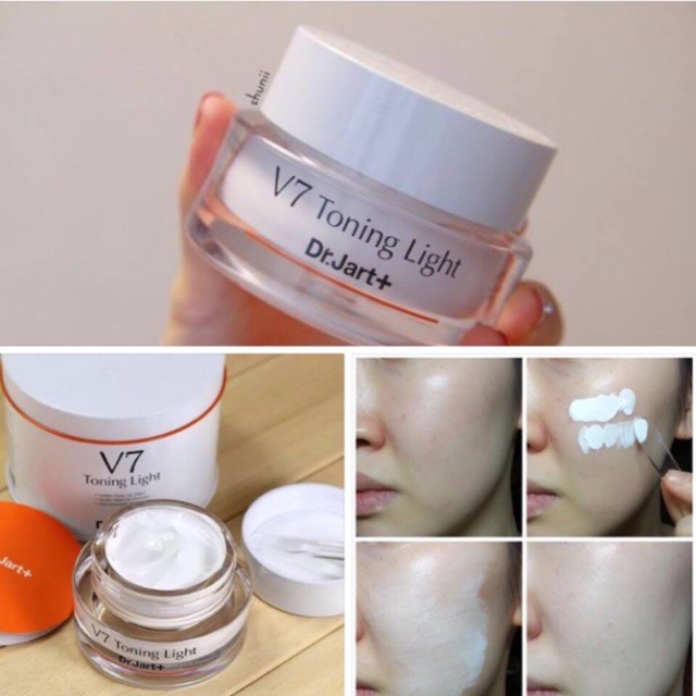 Kem dưỡng trắng và tái tạo da V7 Toning Light Dr.Jart+ 15ml