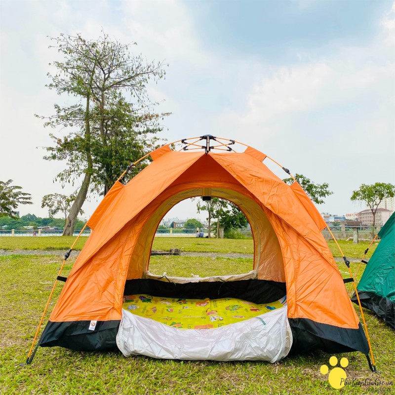 Review lều cắm trại ở Hà Nội và Hồ Chí Minh 2-4 người có 2 cửa Desert Camel 6914 lớn tiện dụng