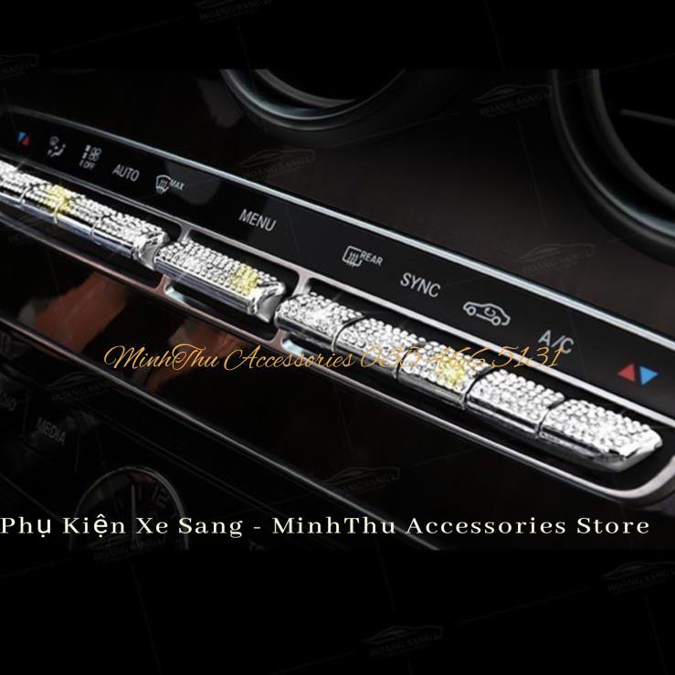 Bộ Đính Đá Full Nội Thất Xe Mercedes - Đá Cao Cấp Swarovski GLC, E200 E300 C200 C300