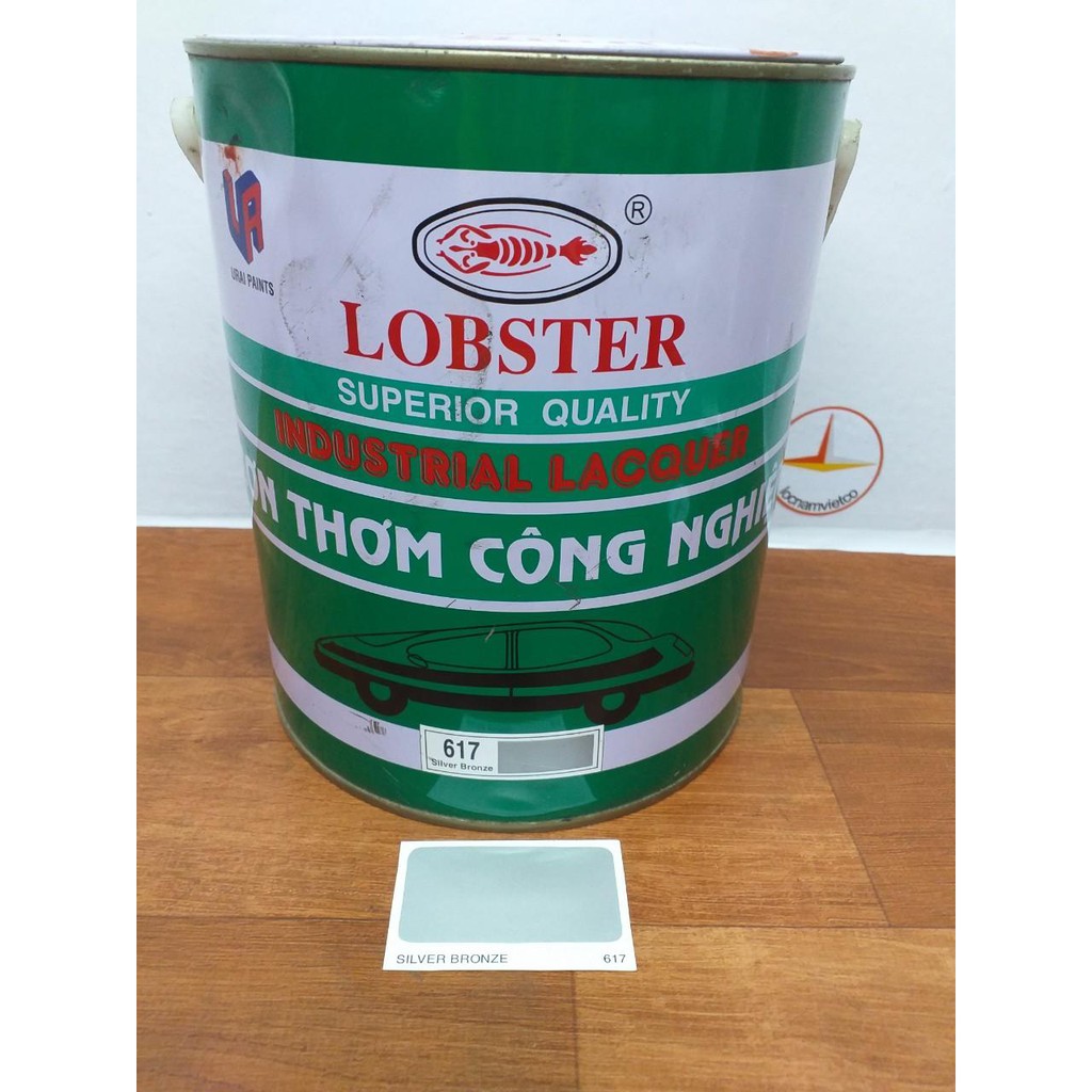 Sơn Thơm Công Nghiệp Lobster Màu Bạc 617_lon 3L