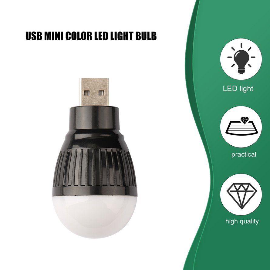 Bóng đèn led Mini USB thiết kế nhỏ gọn chuyên dụng cho đèn đọc sách